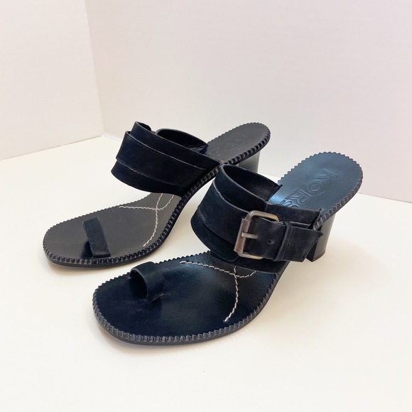 Michael Kors Sandal Black Toe Loop Sandal - Picture 1 of 16